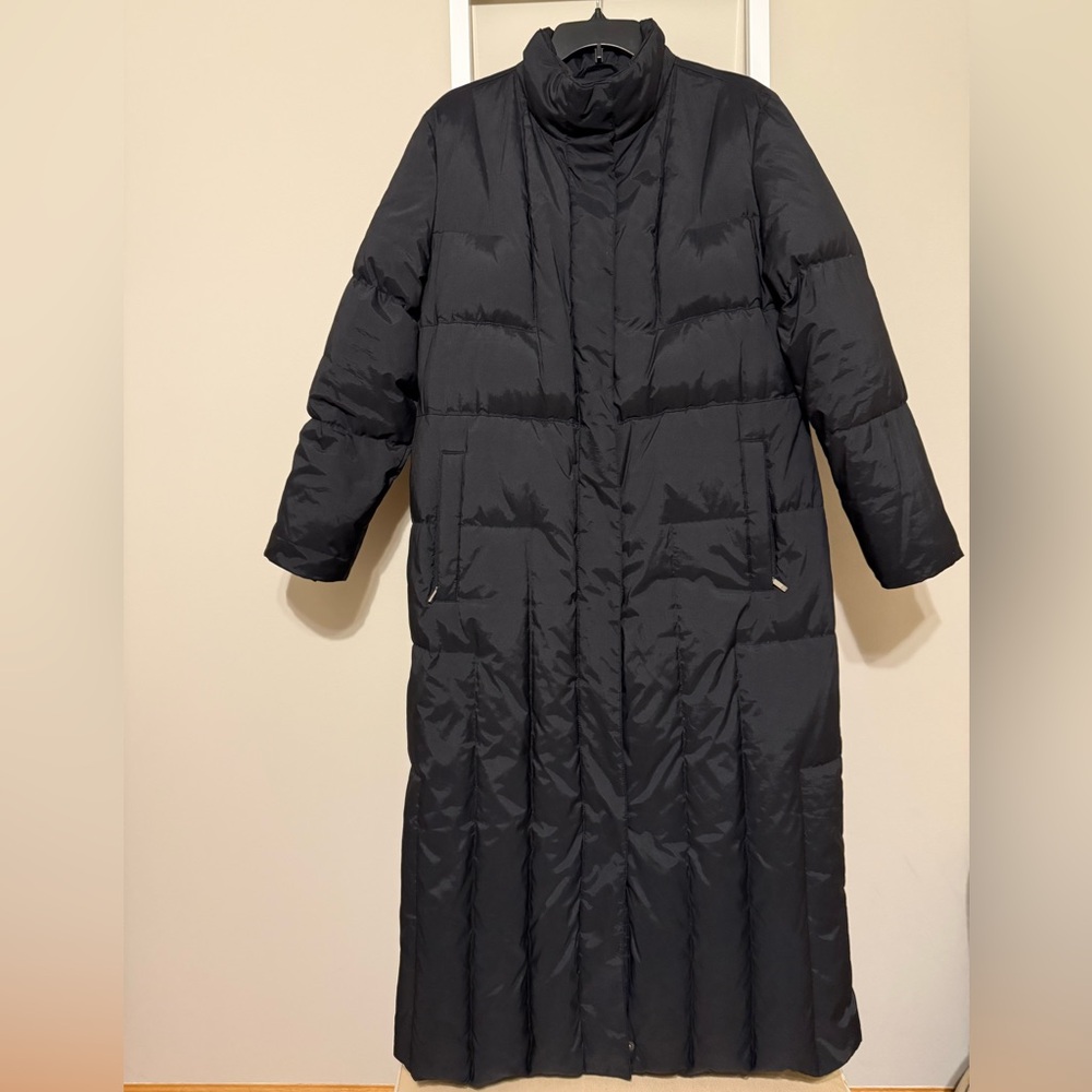 Anne Klein long down coat. Size M